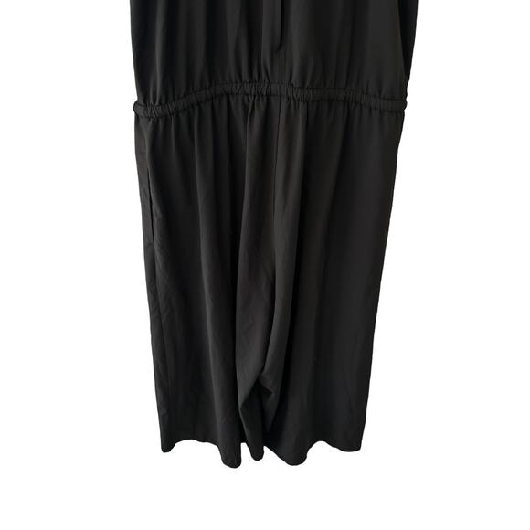 Athleta Sol Wide Leg Romper Black Size 4 - Picture 7 of 11
